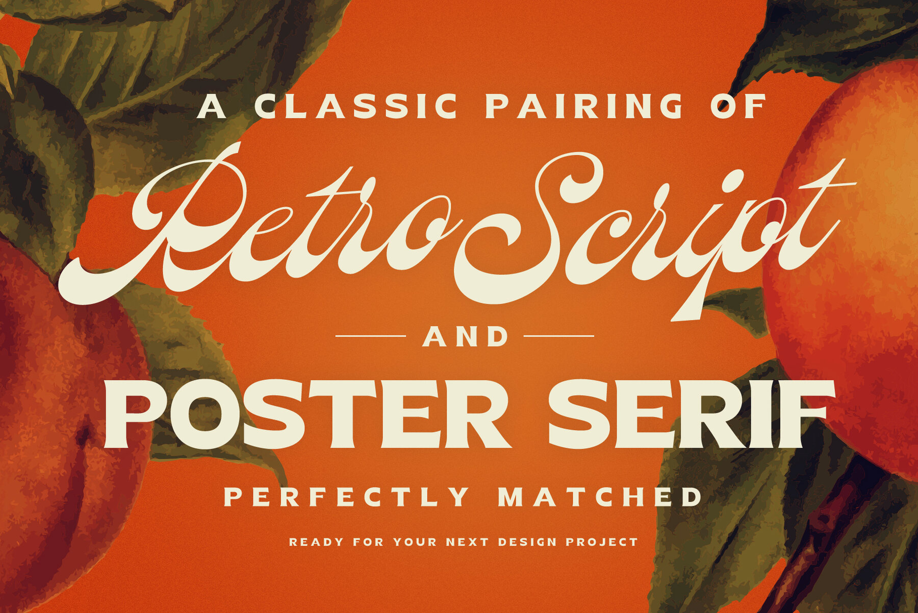 Peach Sangria Font Duo 4