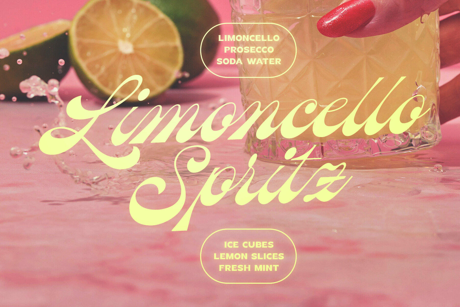 Peach Sangria Font Duo 7