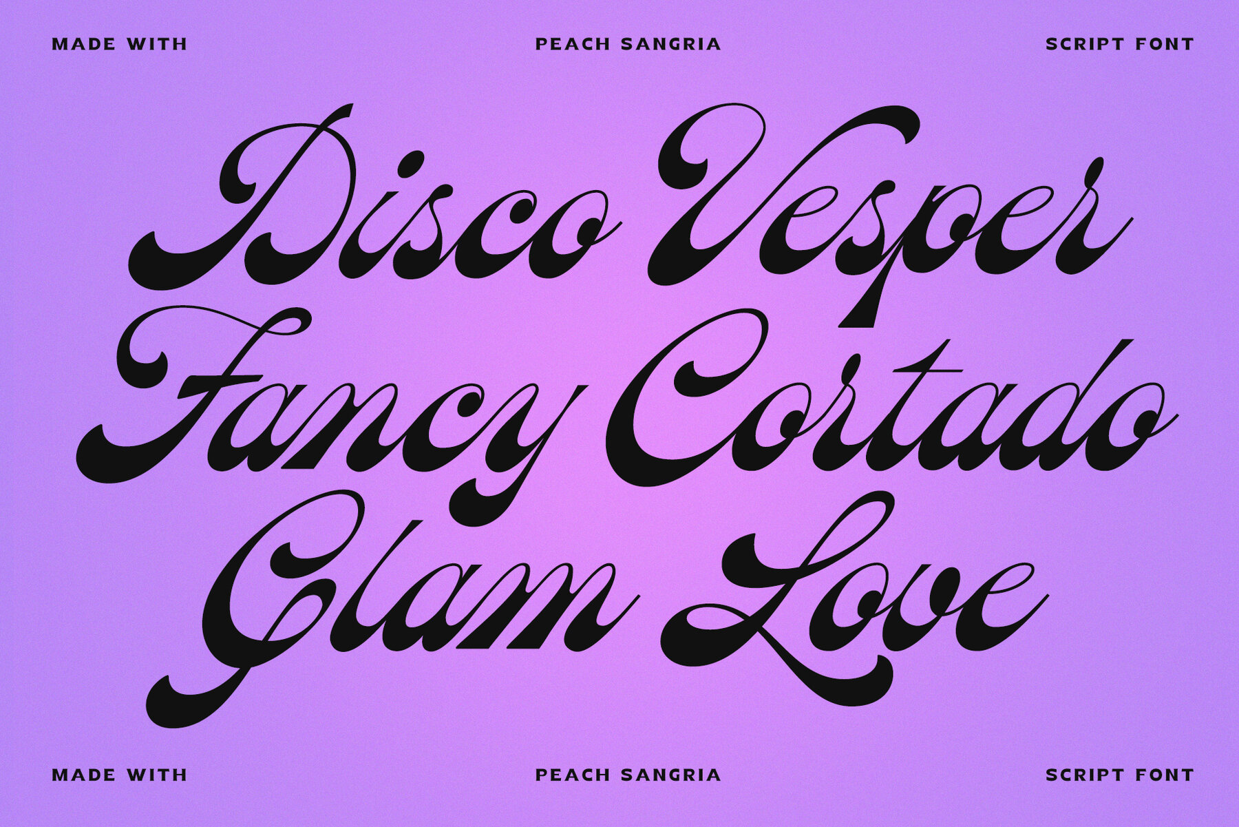 Peach Sangria Font Duo 11