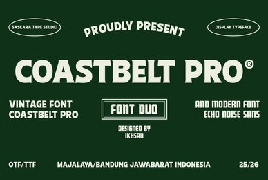 Coasbelt Pro Echo Noise Sans