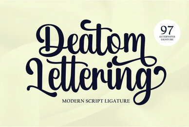 Deatom Lettering