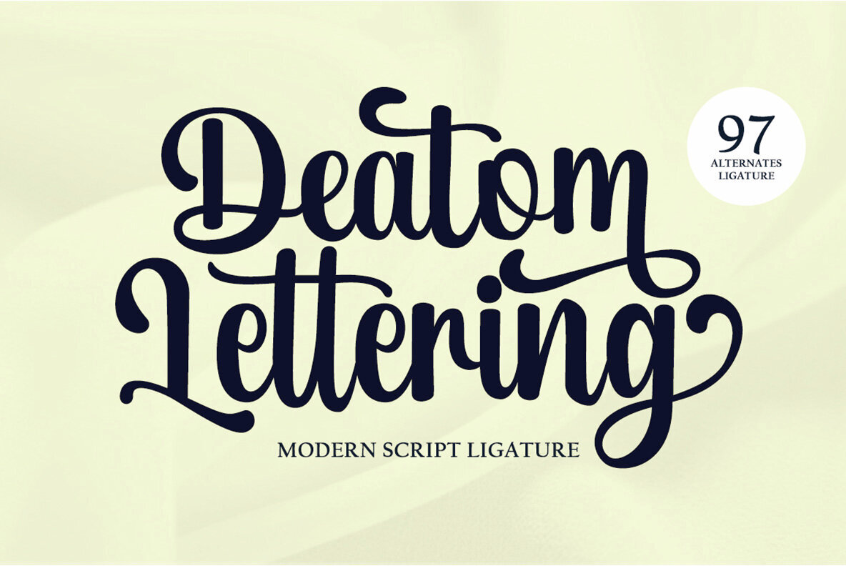 Deatom Lettering 1