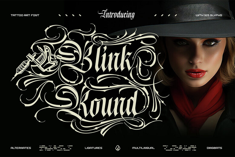 Blink Round Font