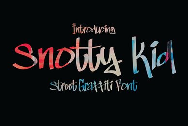 Snotty Kid Graffiti