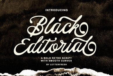 Black Editorial Script