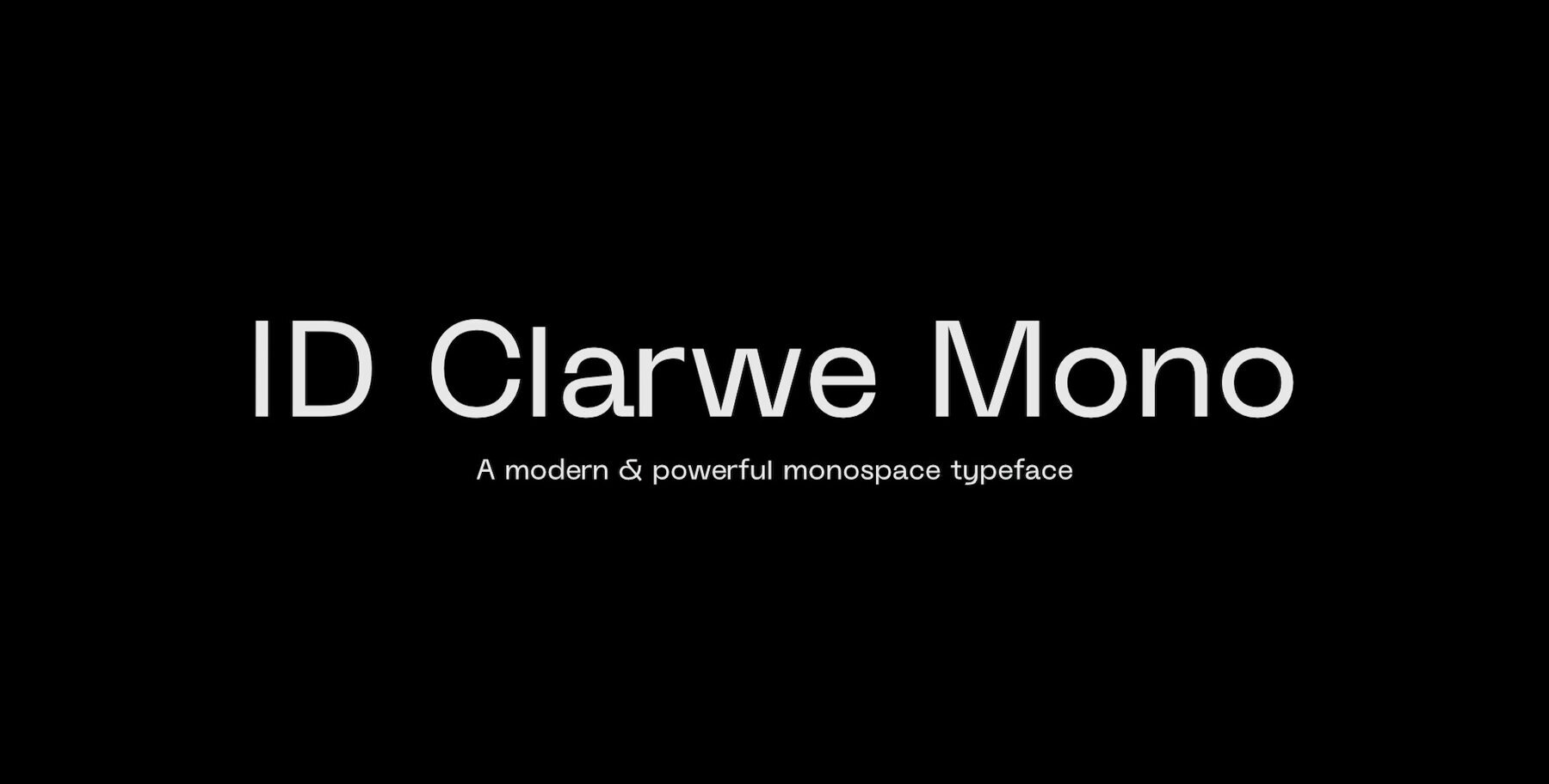 ID Clarwe Mono 1