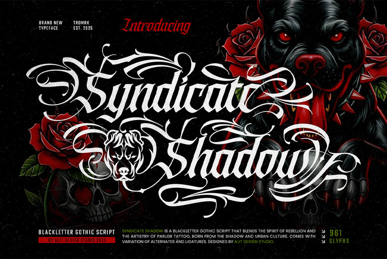 Syndicate Shadow Font