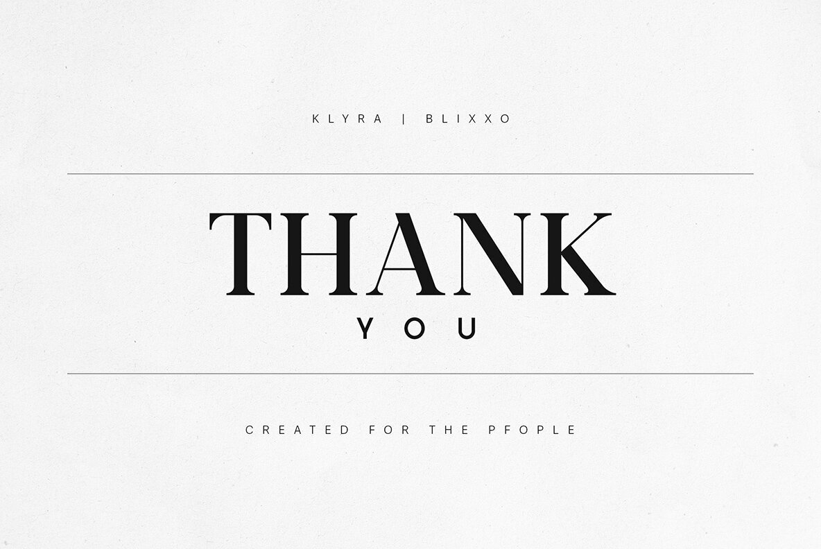 Klyra  Blixxo Font Duo 10