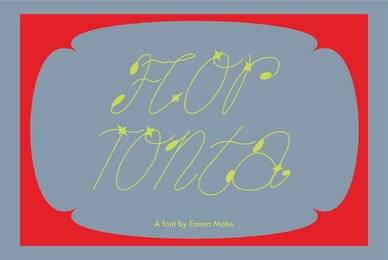 Flor Tonta Cursive Font