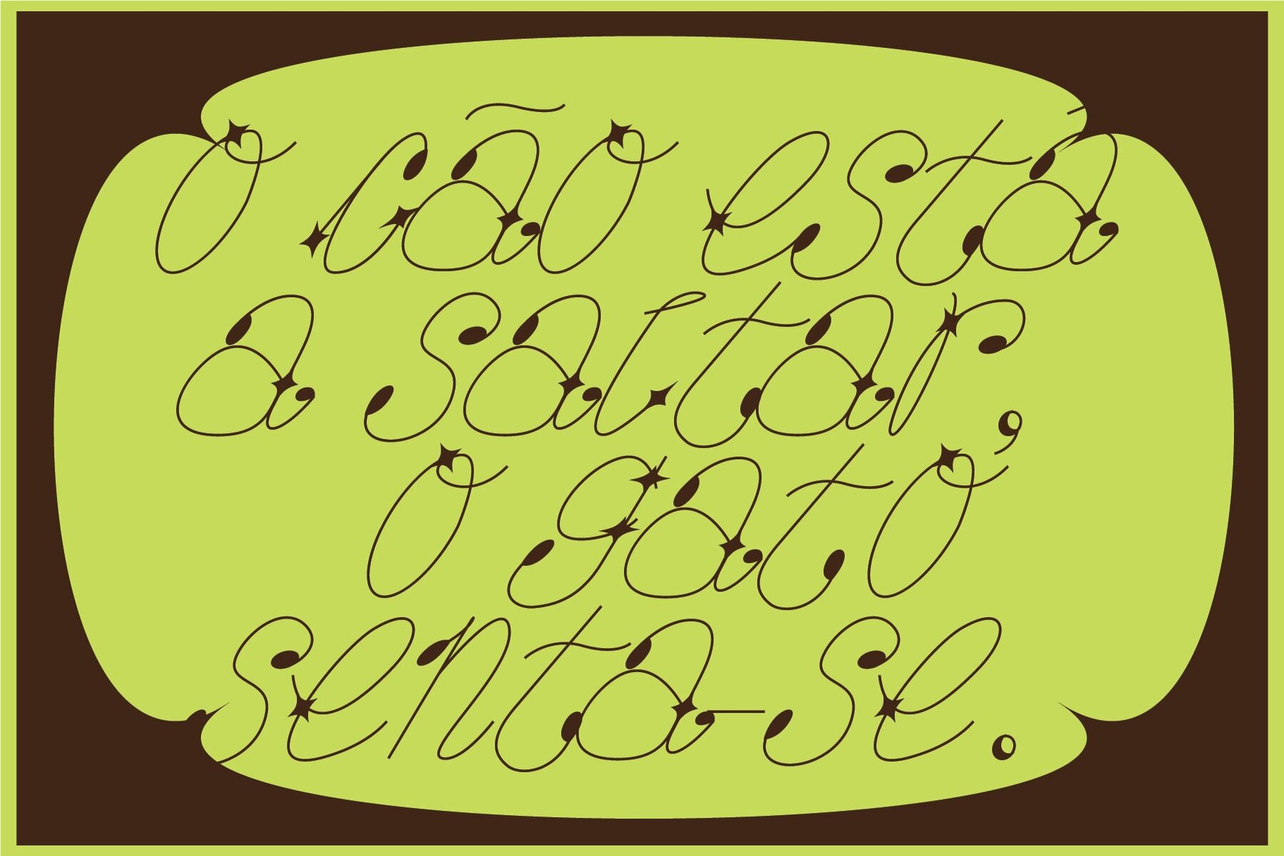 Flor Tonta Cursive Font 8
