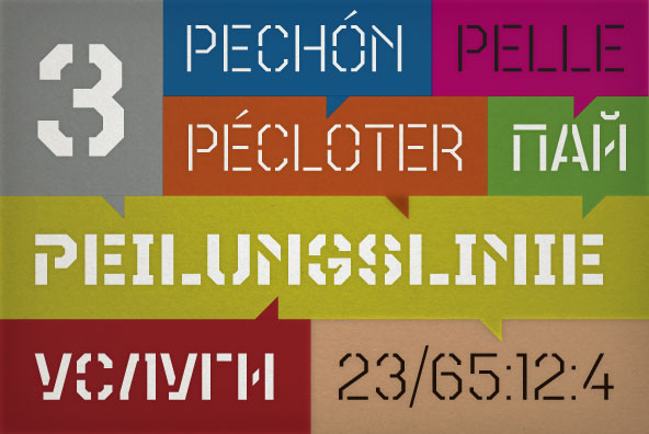 Teco Sans Stencil Teco Sans Stencil