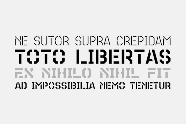 Teco Sans Stencil Teco Sans Stencil