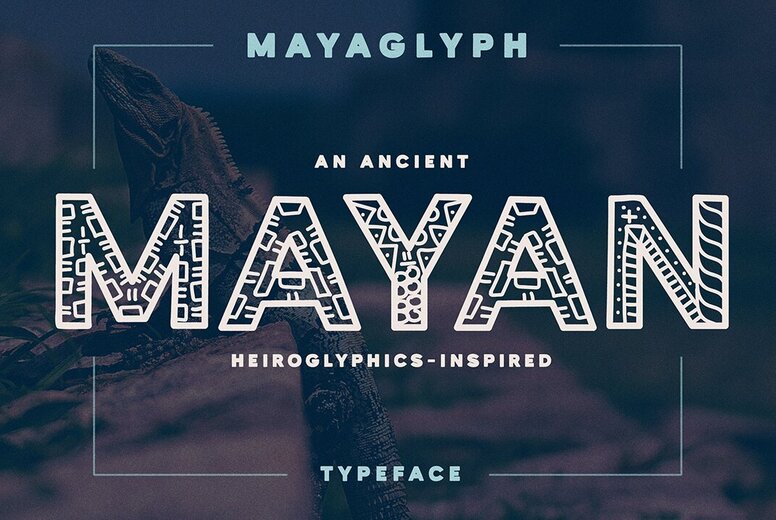 Mayaglyph Font
