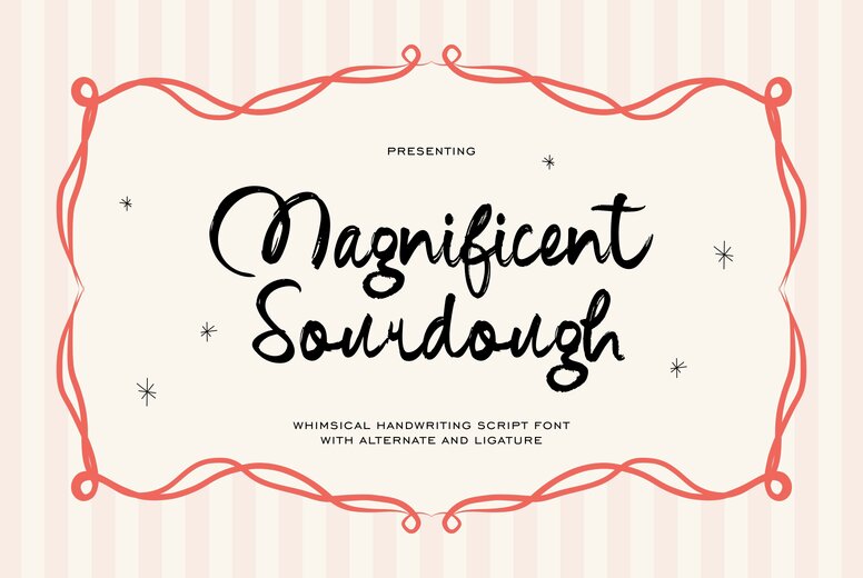 Magnificent Sourdough Font