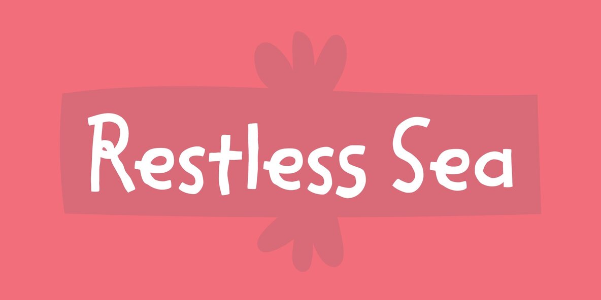 Rest Less Font Restless Sea Font - Fontpath