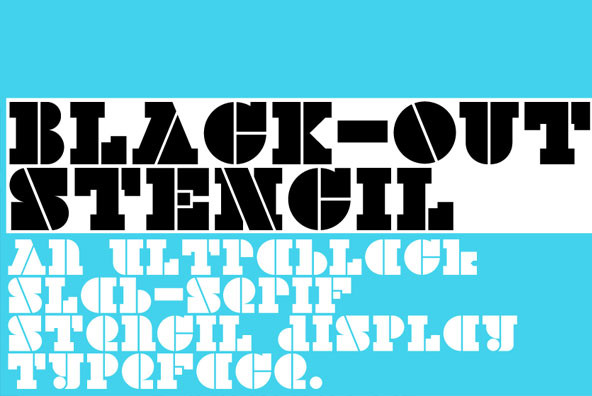Black Out Stencil Black Out Stencil
