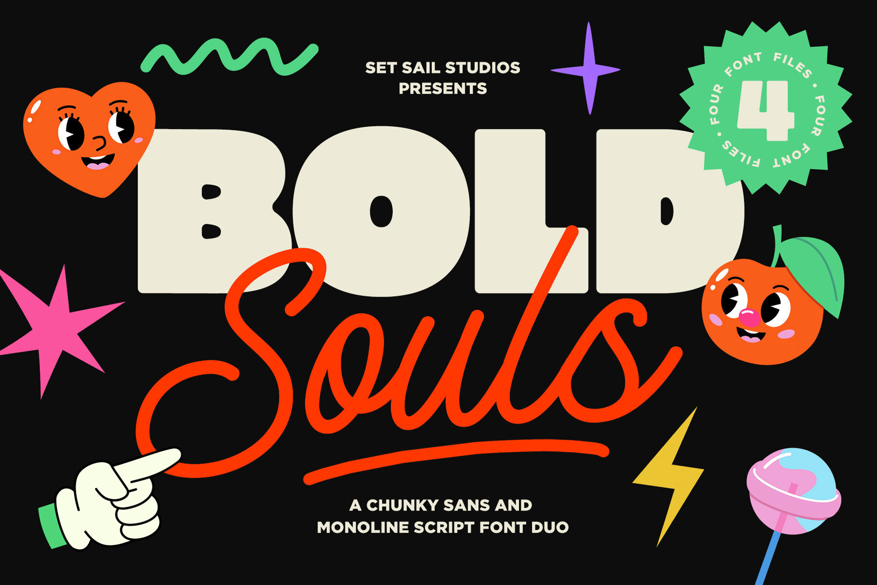 Bold Souls Font Duo 1