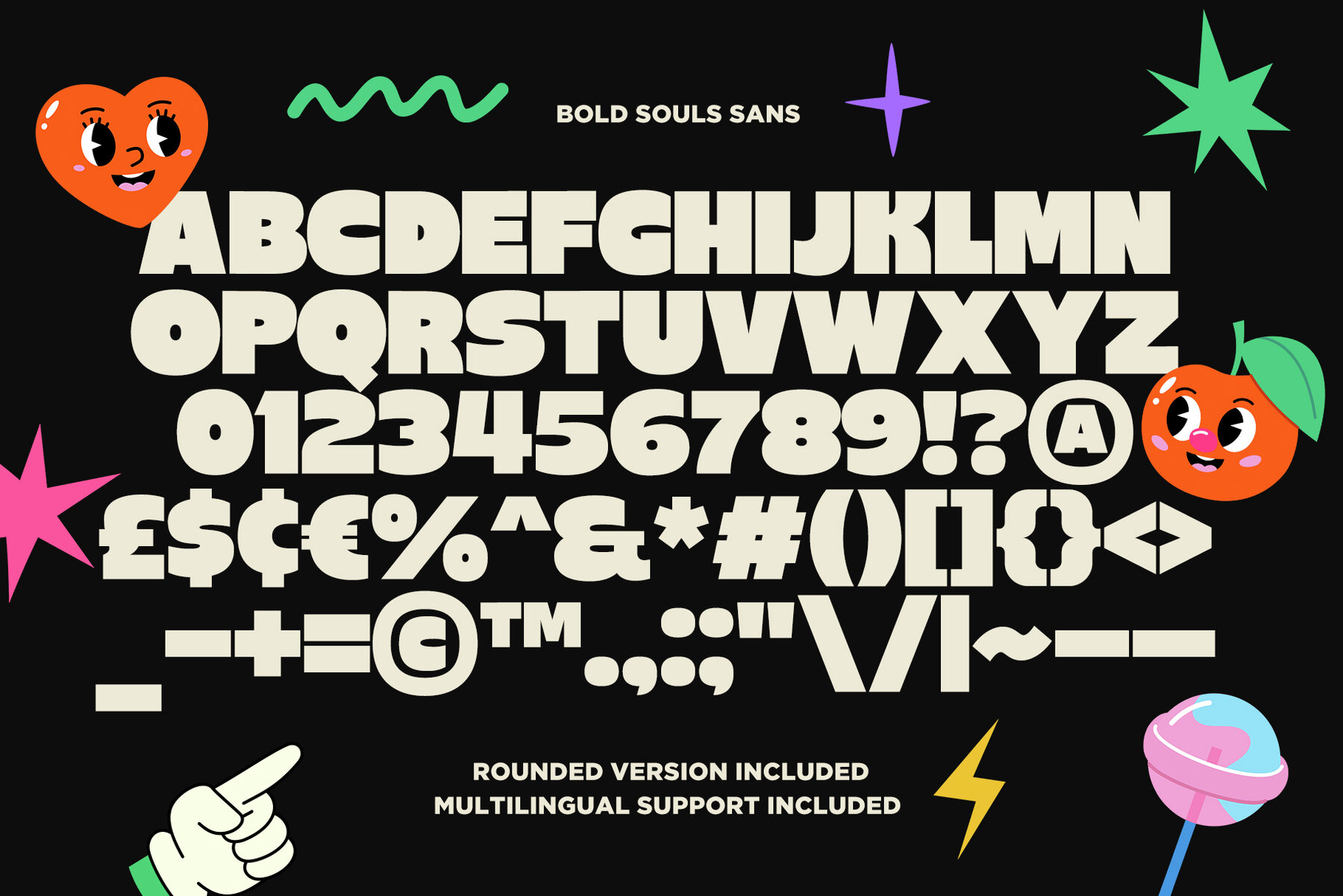 Bold Souls Font Duo 8