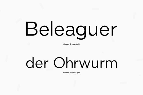 Clobber Grotesk Clobber Grotesk