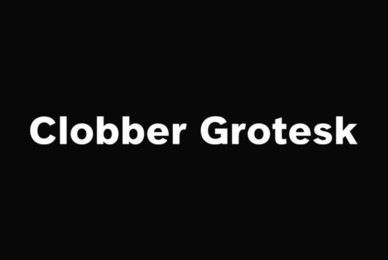 Clobber Grotesk