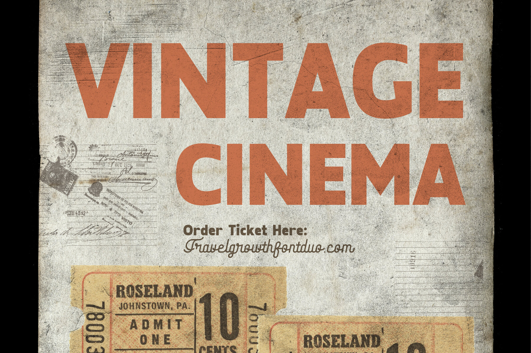 Travel Growth Font Duo 6