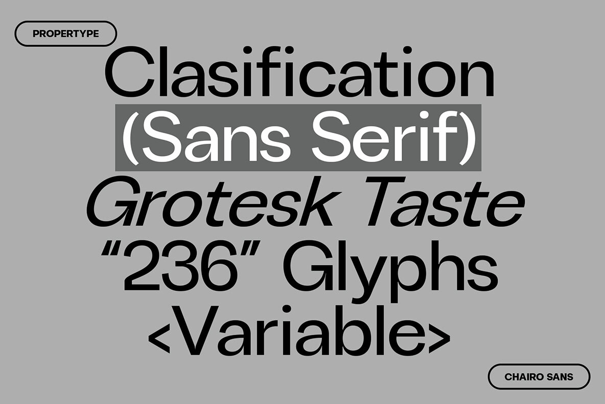 Chairo Sans 5