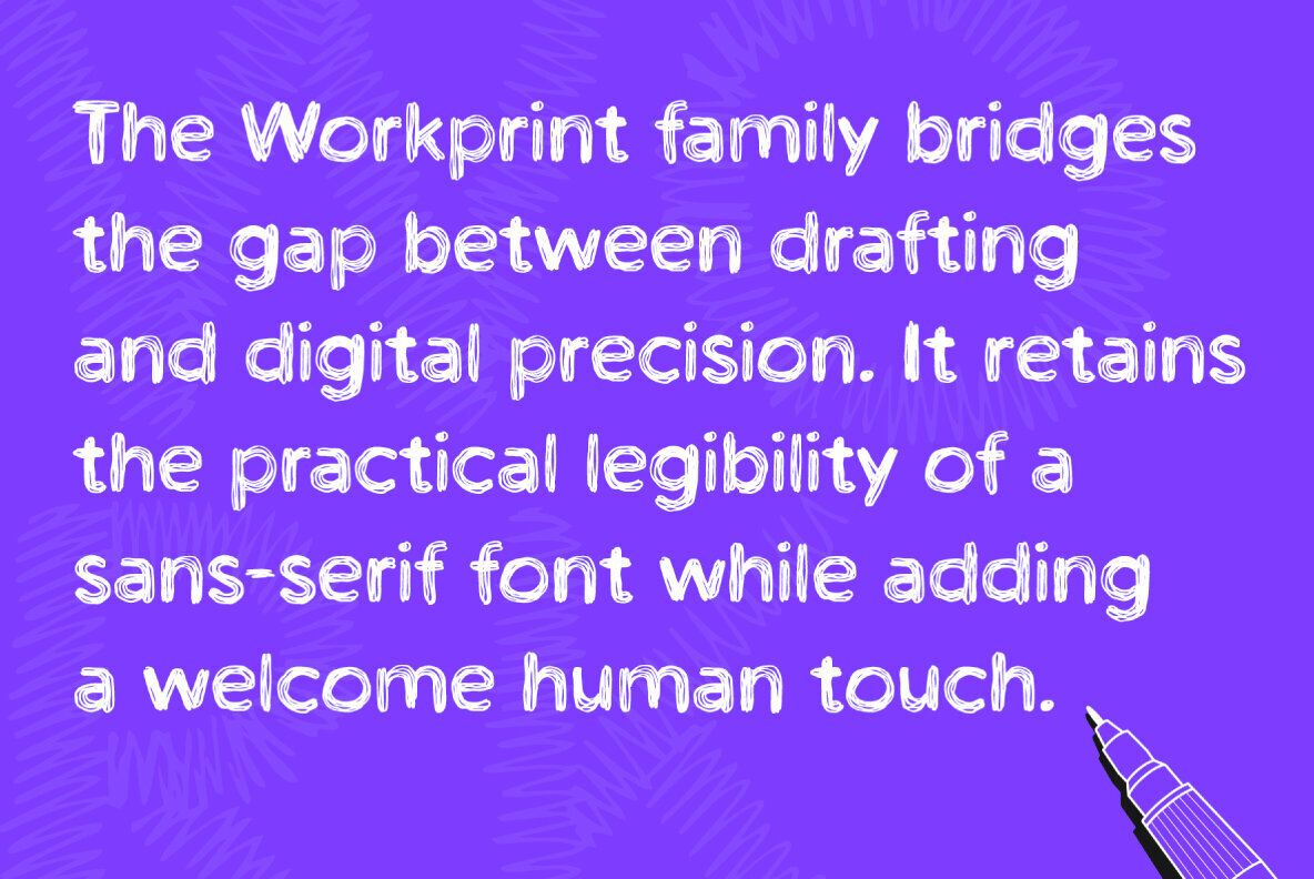 Workprint Workprint Font - YouWorkForThem