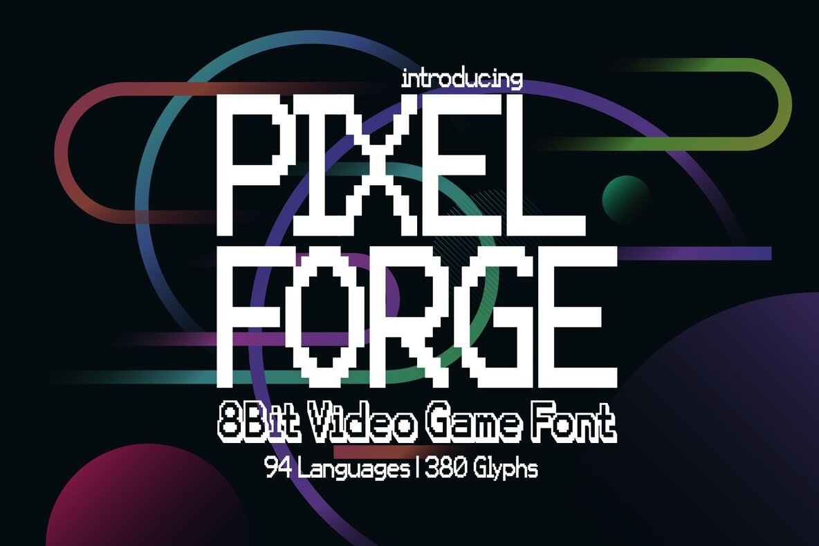 Pixel Forge Font - YouWorkForThem