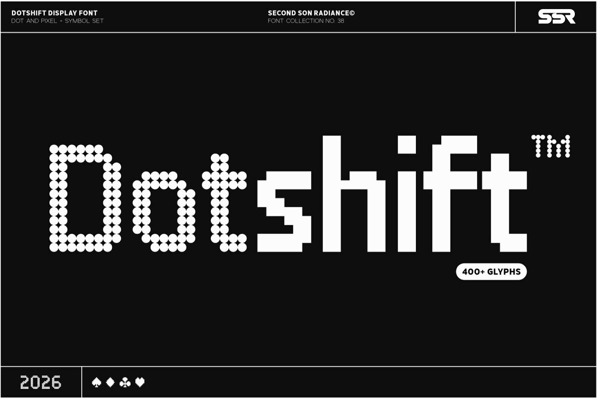 SS Dotshift Font - Fontpath