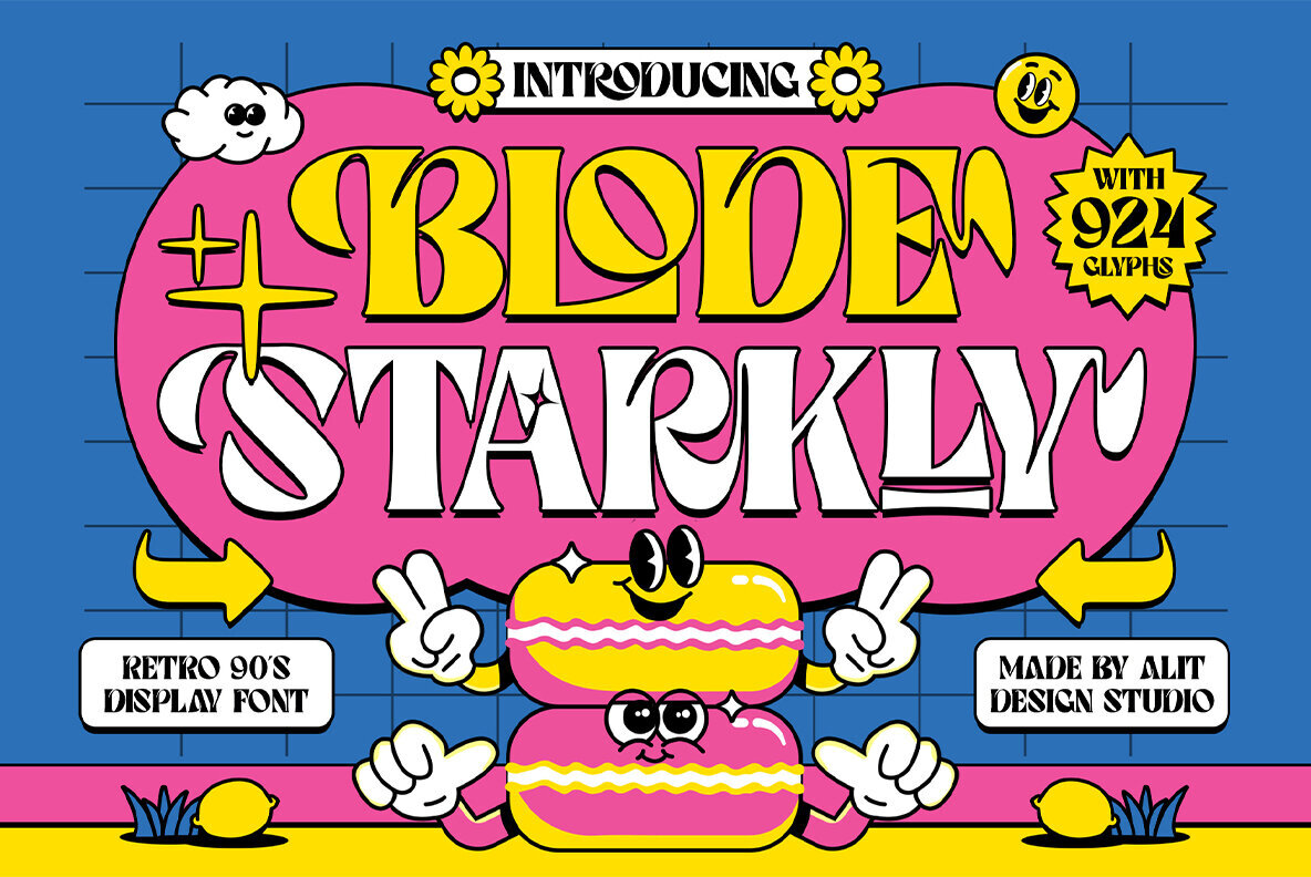 Blode Starkly Font - Fontpath