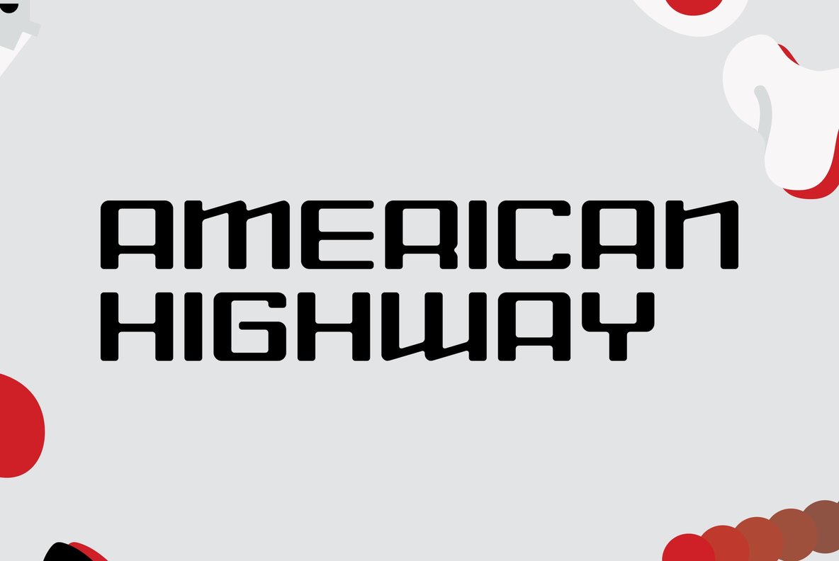 American Highway Font