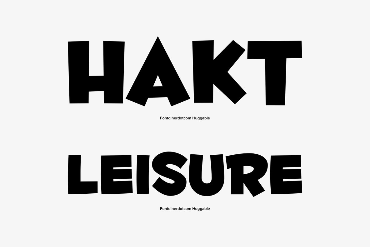 Fontdinerdotcom Huggable 7