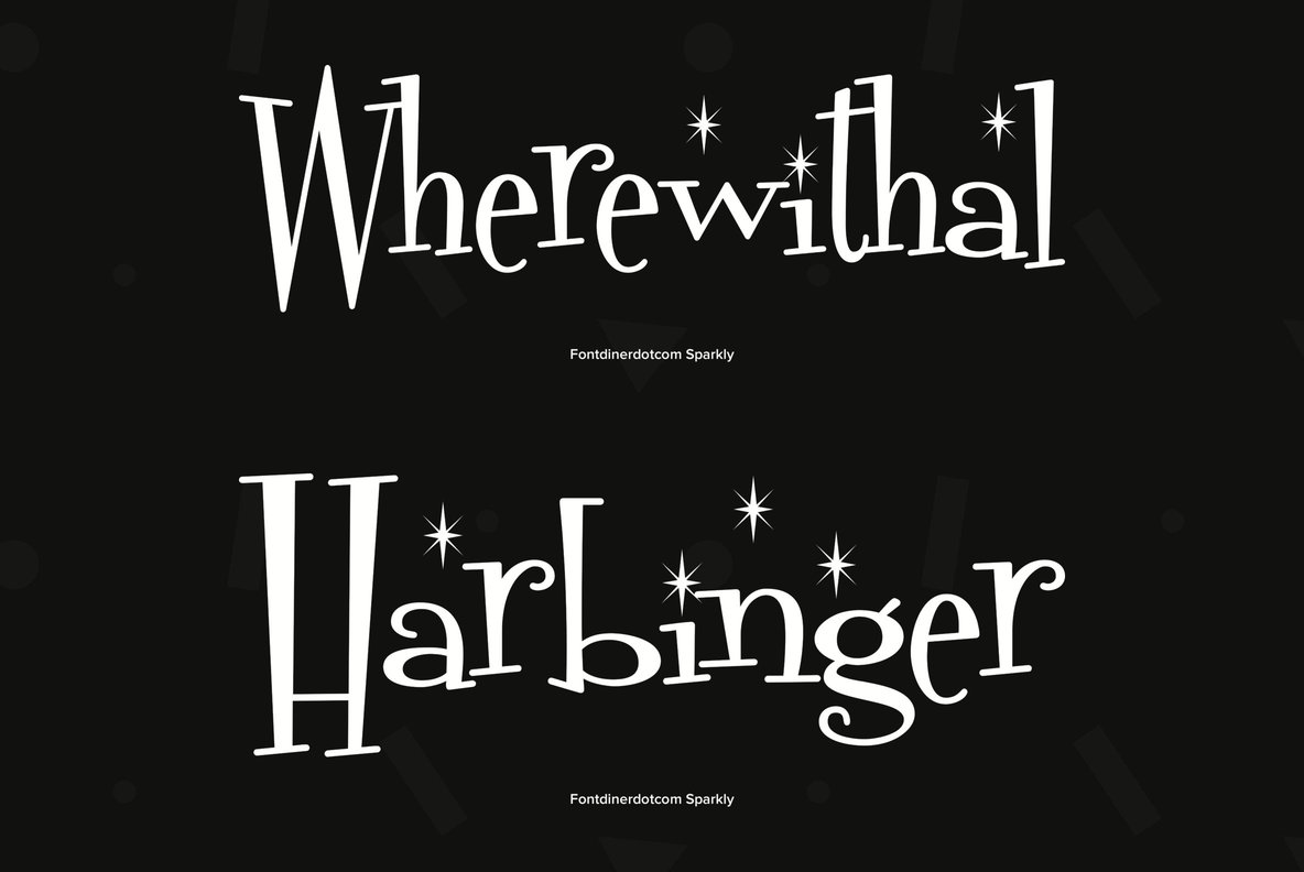 Fontdinerdotcom Sparkly 4