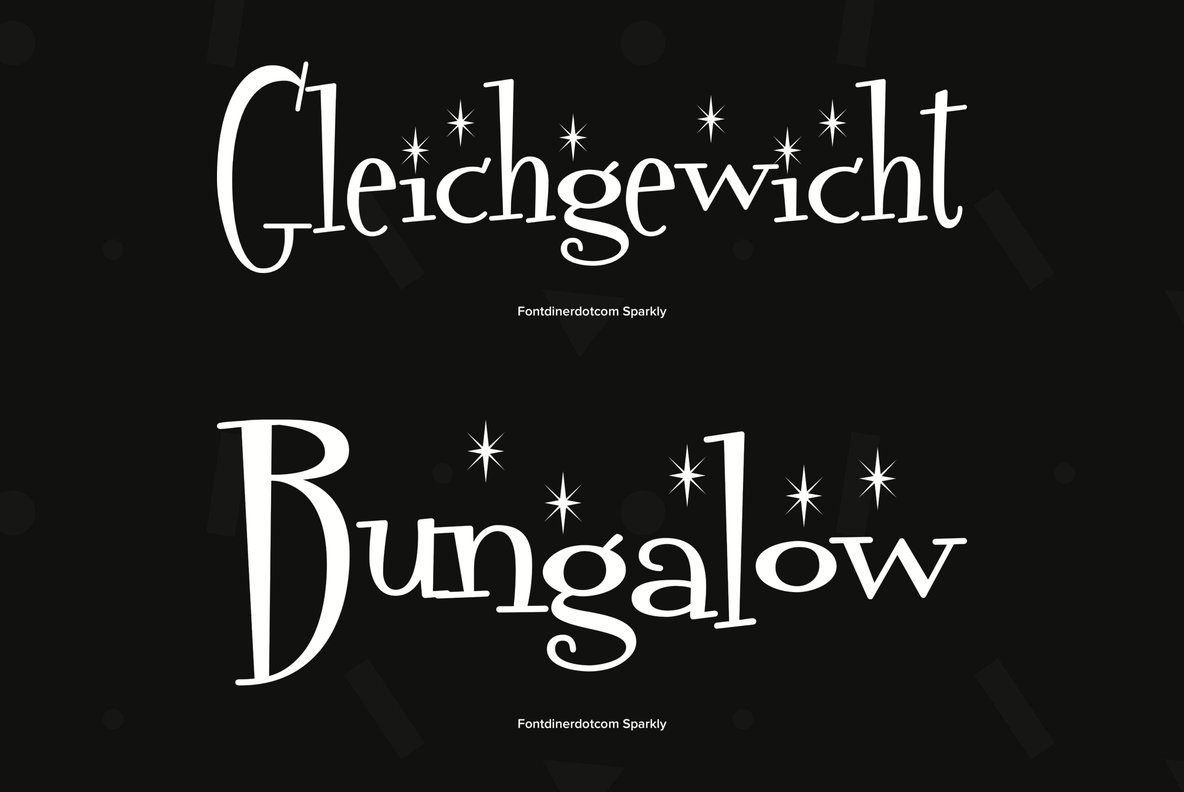 Fontdinerdotcom Sparkly 5