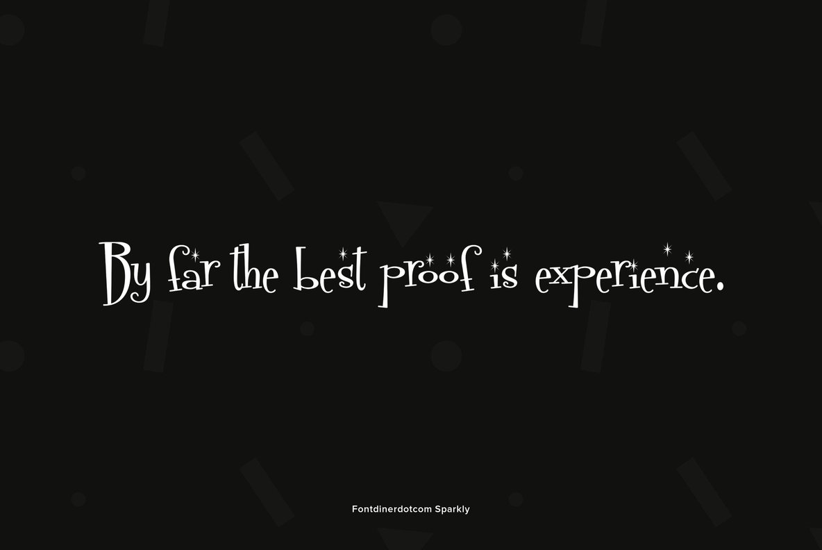 Fontdinerdotcom Sparkly 6