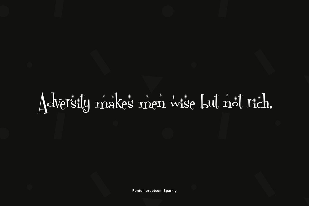 Fontdinerdotcom Sparkly 7