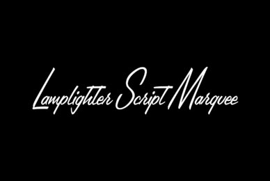 Lamplighter Script Marquee
