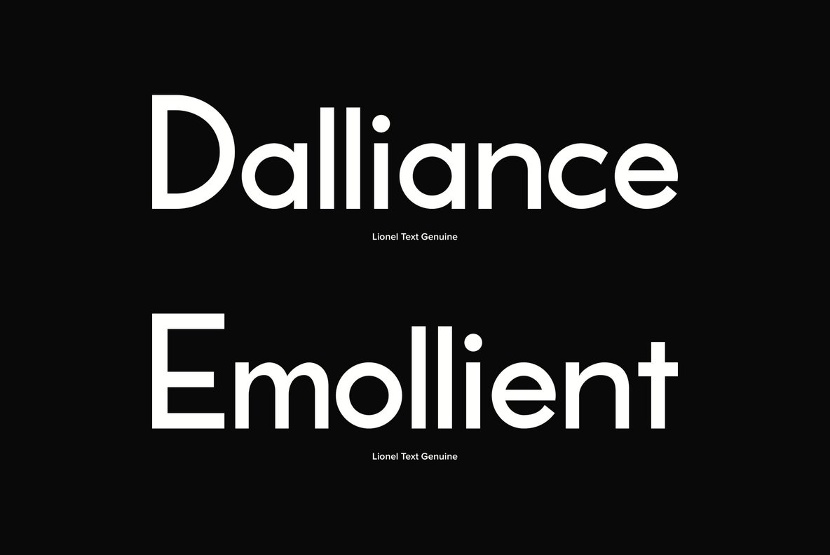 Lionel Text Genuine 5