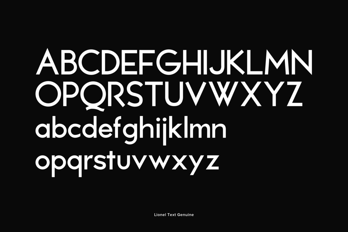 Lionel Text Genuine 8