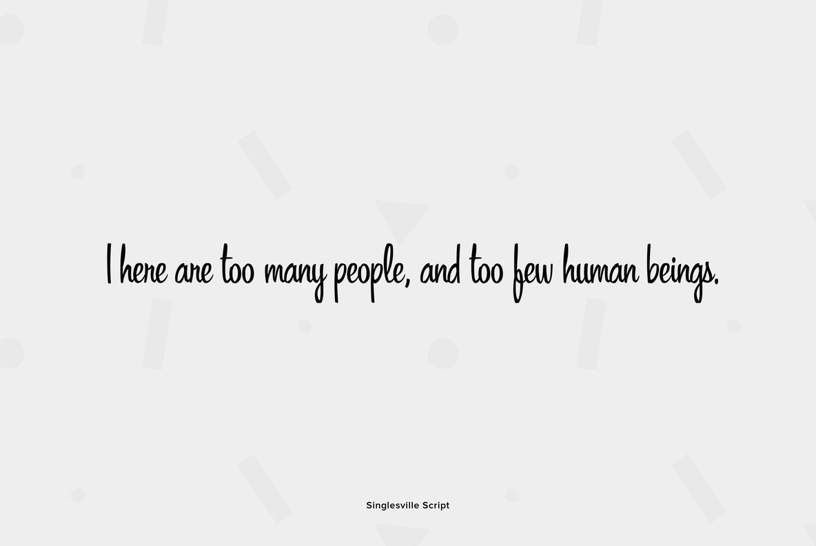 Singlesville Script 6