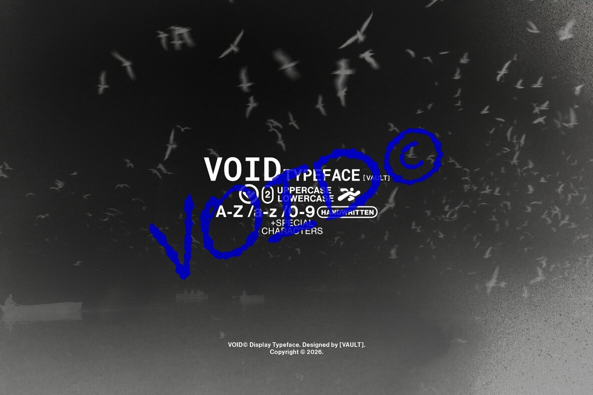 VOID Font - YouWorkForThem