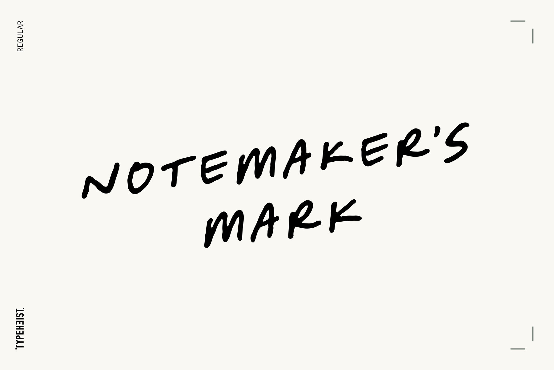 Notemaker Designs Notemakers Mark Font - YouWorkForThem