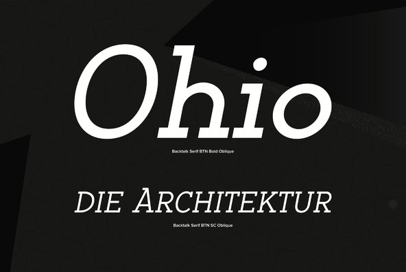 Backtalk Serif Backtalk Serif