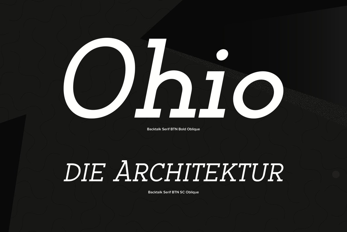 Backtalk Serif Backtalk Serif