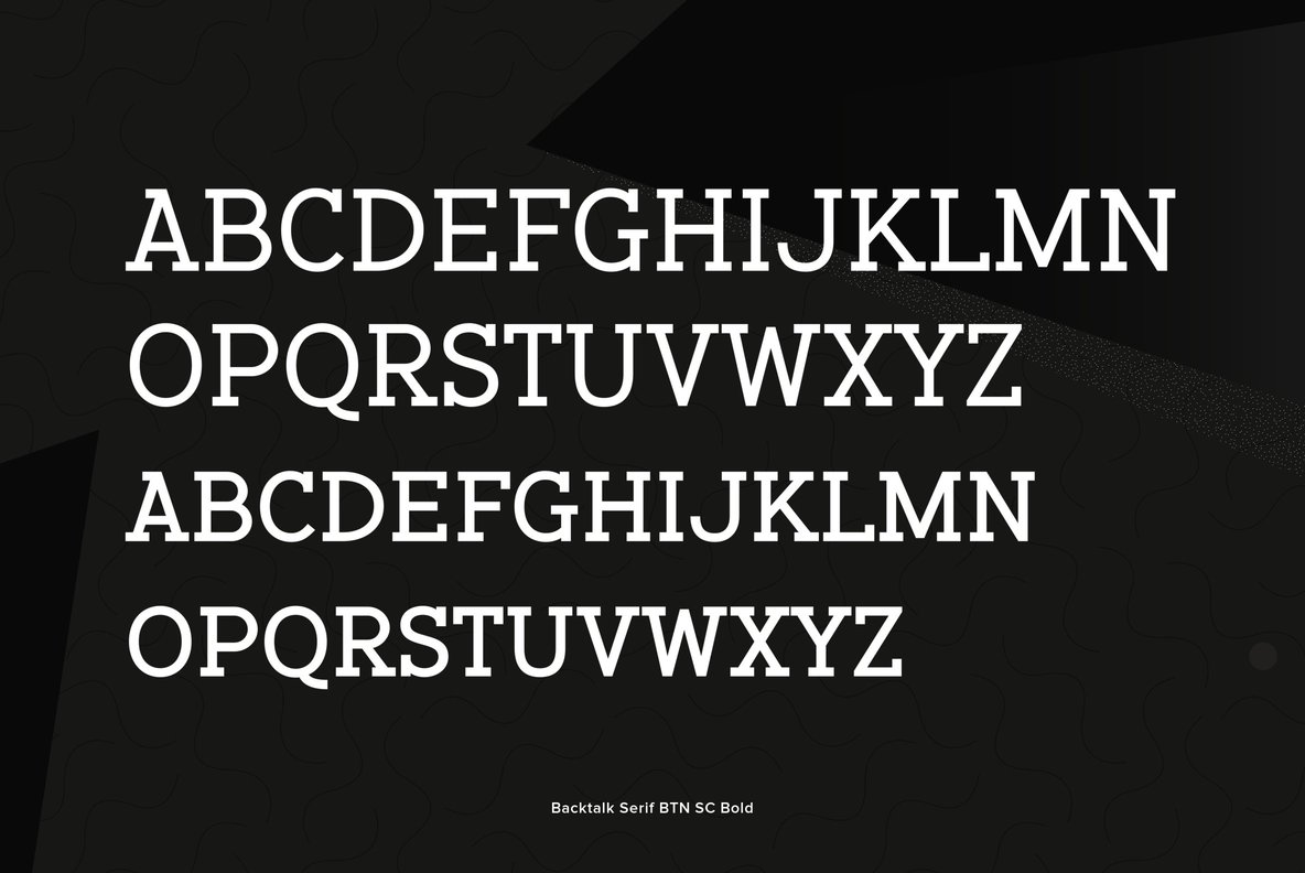 Backtalk Serif Backtalk Serif
