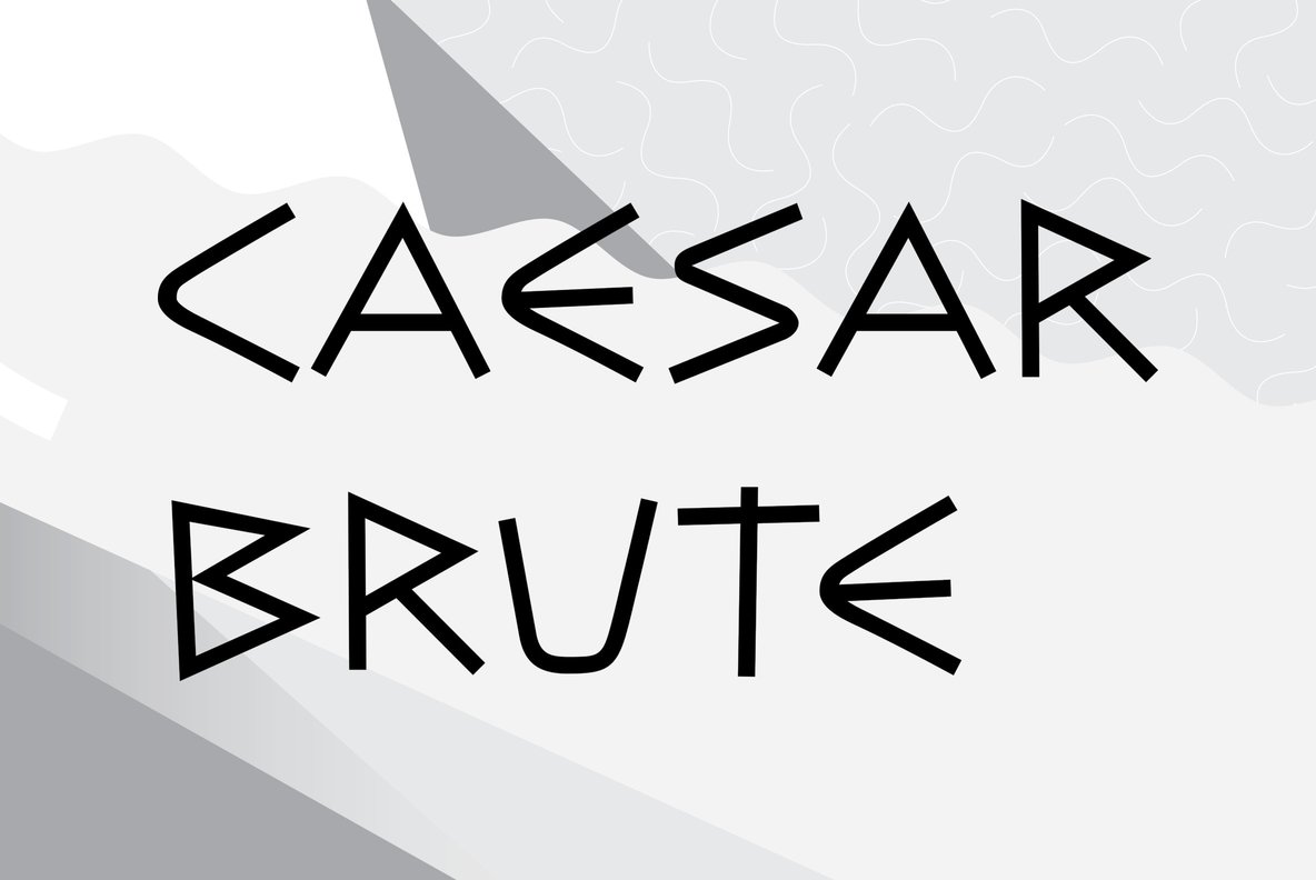 Caesar Brute Font