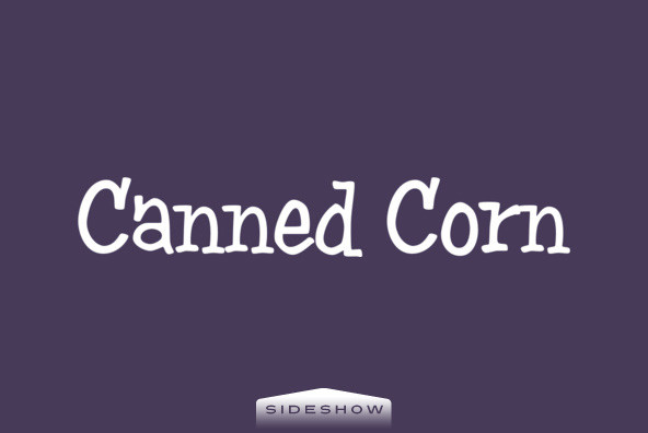 Canned Corn Font