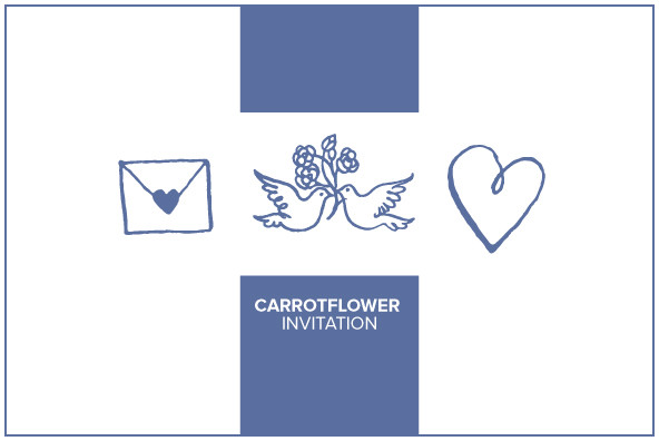 Carrotflower Invitation Icons Font