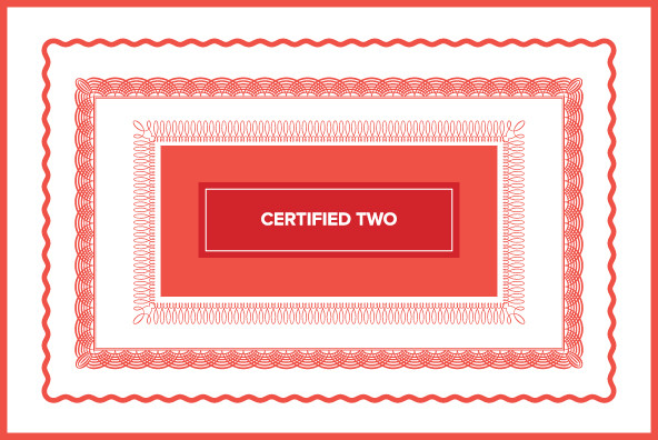 Certified Two Font