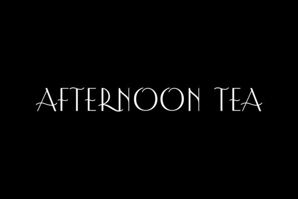 Afternoon Tea Font